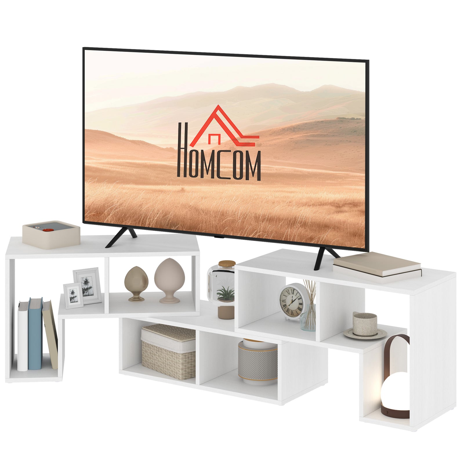 Tv Unit For Tvs Up To 75 Inches, Free Combination Tv Stand | White