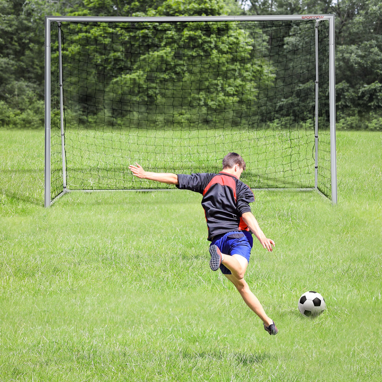 10ft X 6.5ft Football Goal Net For Garden | Gray