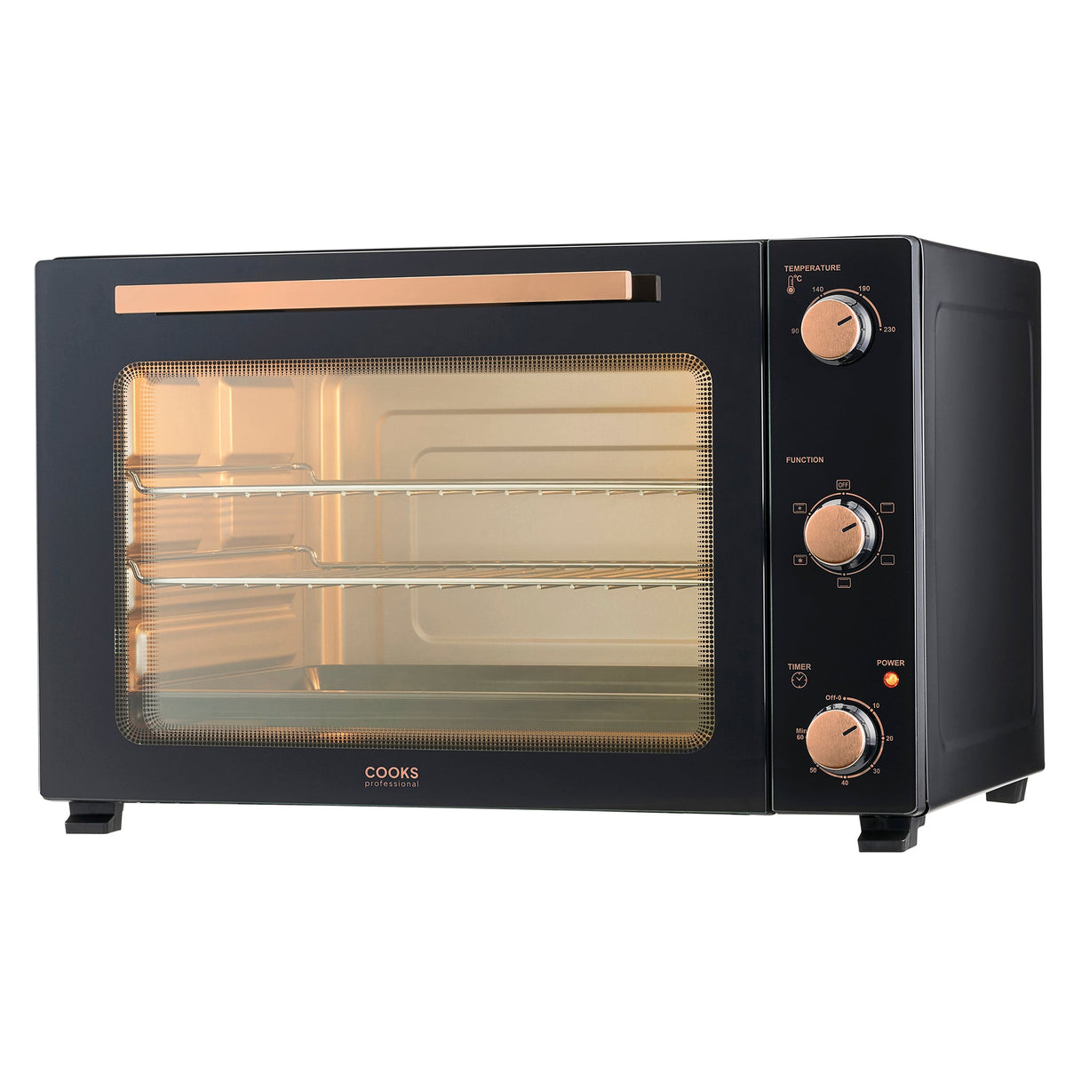 Cooks Professional 60l Mini Oven - Electric Countertop Cooker 2300w
