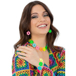Neon Flower Power Jewellery Set