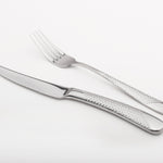 Steak Cutlery Set Knife Fork Stainless Steel 18/8 Catering Palace | Set-of-4 | Silver