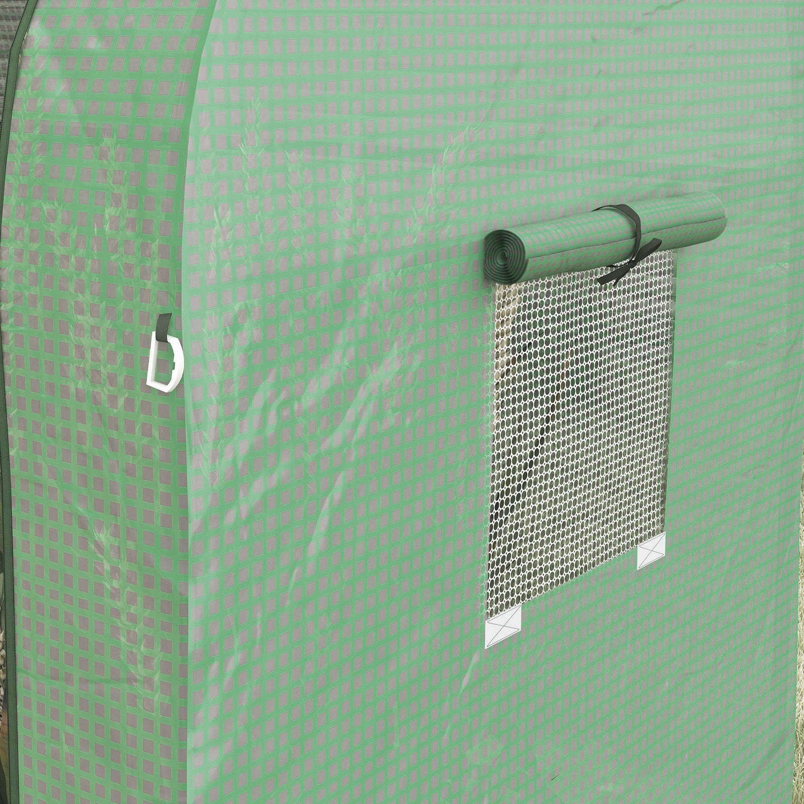 Tomato Greenhouse W/ Roll-up Doors 185x94x150cm