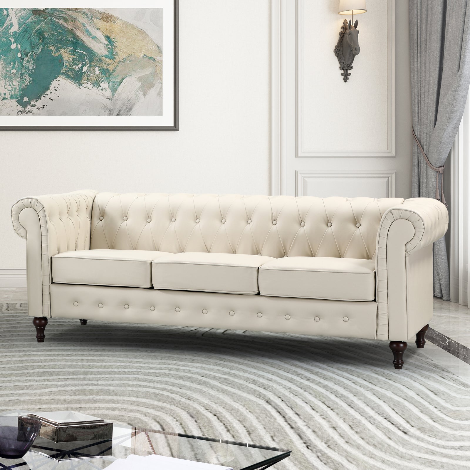 Richland 3 Seat Sofa | 3 | Cream
