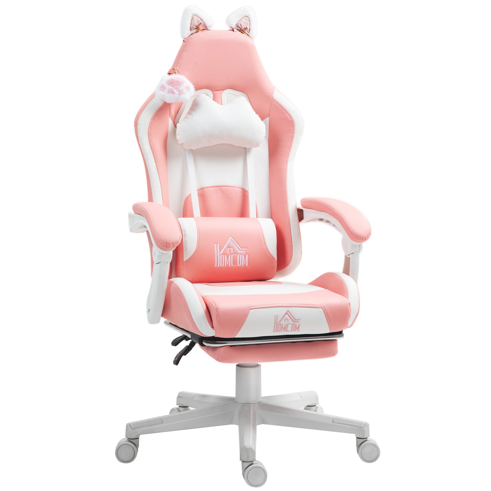 Gaming Chair With Footrest, Reclining Computer Chair