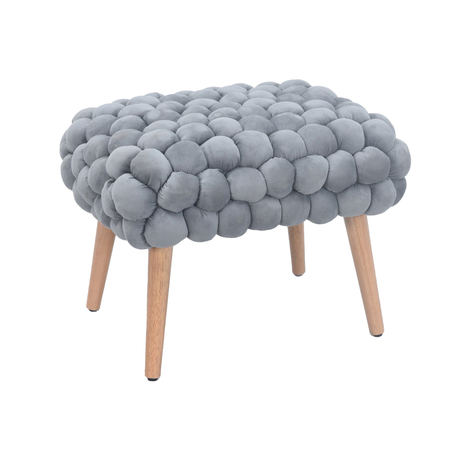 Cushla Bubbly Velvet Small Footstool