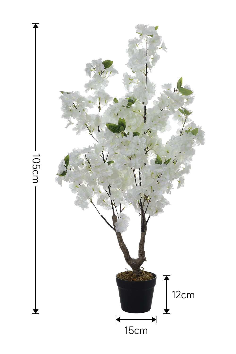 Artificial Cherry Blossom Tree In Pot Faux Flowering Tree For Home And Event Decor