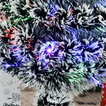 3ft Artificial Prelit Christmas Tree, Snow Xmas Tree W/ Fiber Optic | 3ft | Green
