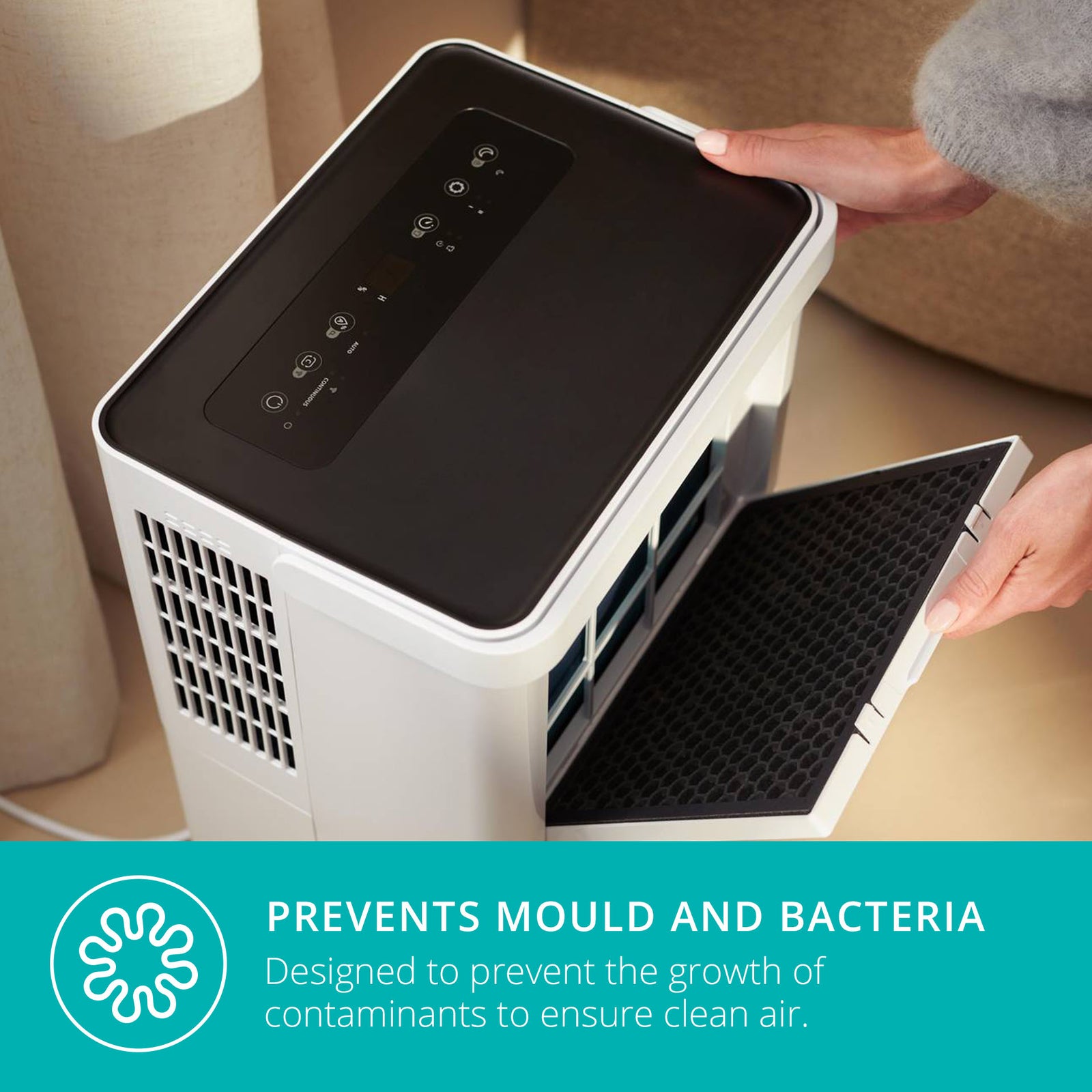 Bora Smart Dehumidifier, 12l,20l,30l/day Extraction, 4l Water Tank Or Continous Drainage | 20l | White