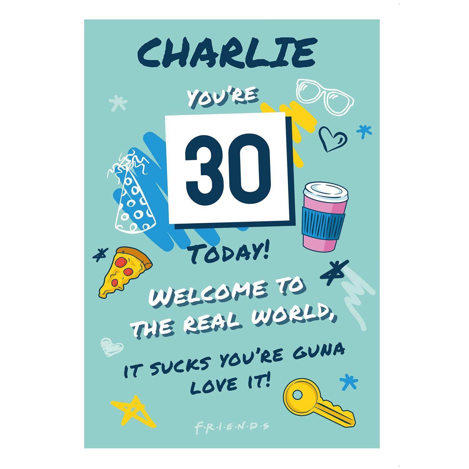 Personalised 'welcome To The Real World!' Birthday Card Official Product