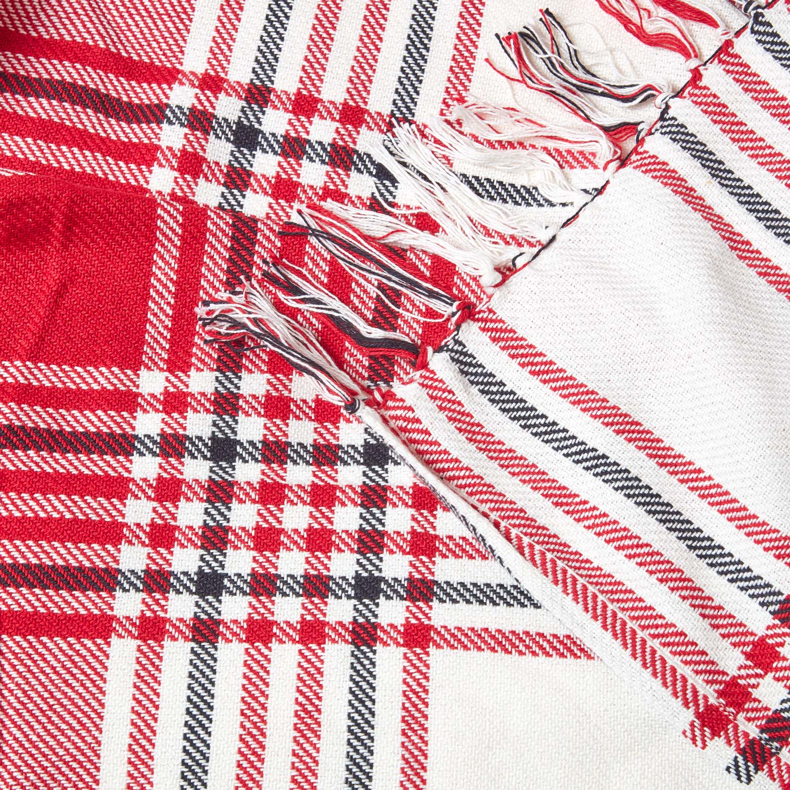 Tartan Check Sofa And Bed Throw | 150cm x 200cm | Red
