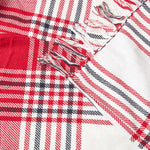 Tartan Check Sofa And Bed Throw | 255cm x 360cm | Red