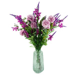 Pack Of 6 X 70cm Pink Artificial Carnation Stem 24 Flowers