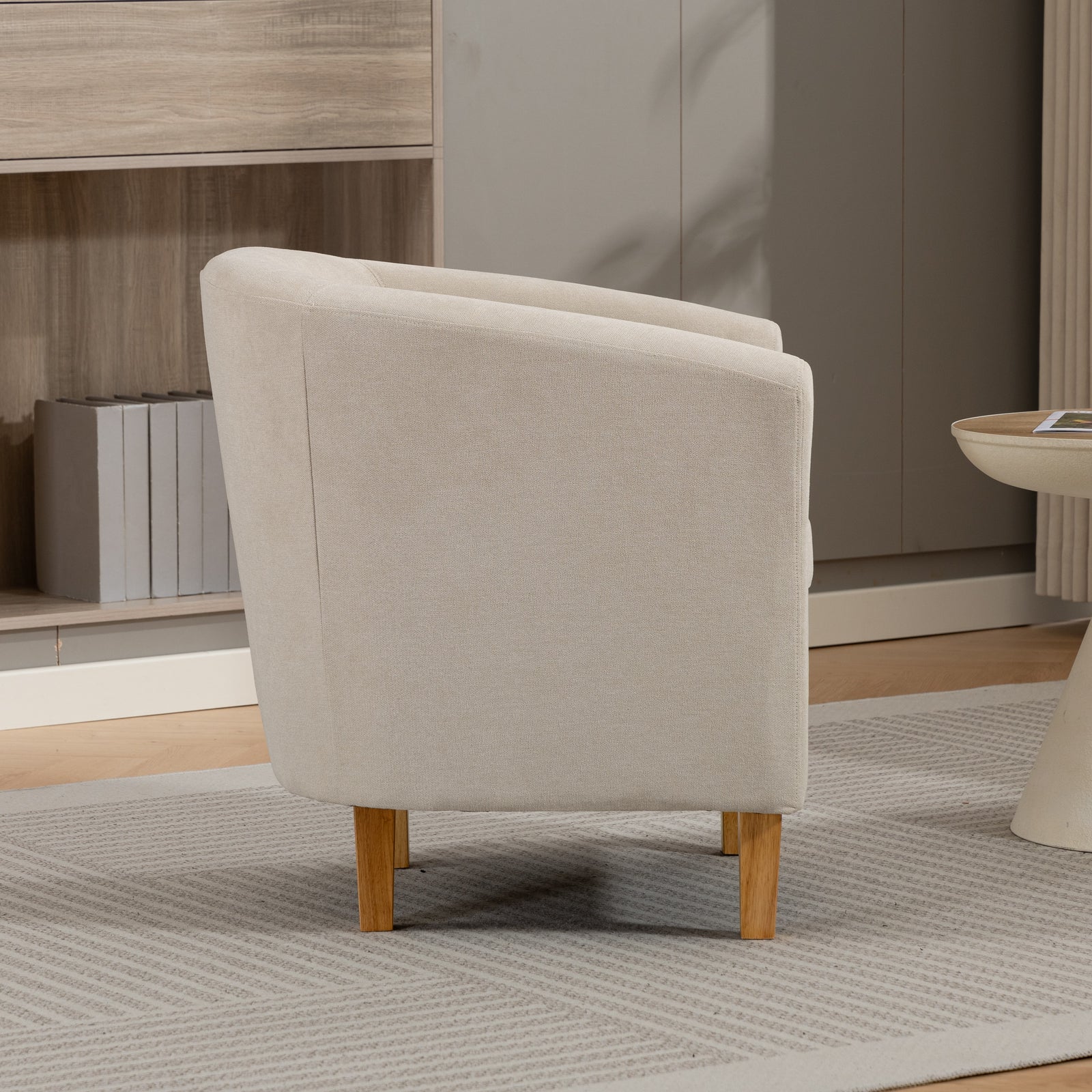 Millie Fabric Accent Chair | Beige