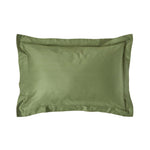 Organic Cotton Oxford Pillowcase 400 Tc | 48 x 74cm | Moss Green