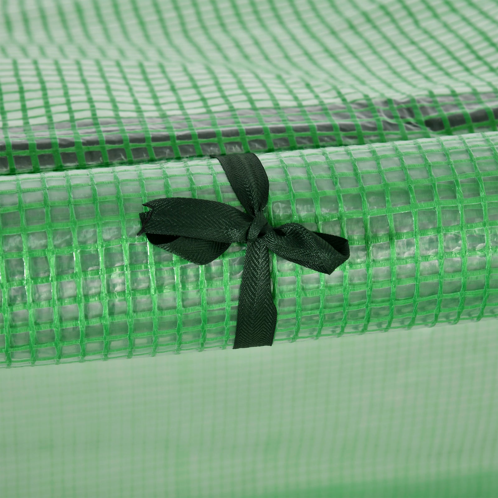 Green Tunnel Greenhouse With Zipped Doors | Green