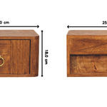 Artisan Furniture Solid Wood Aurelia Wall Bedside
