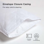 Cotton Rich Quilted Pillow Protectors | 48 x 74cm | White