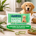 Andrex Gentle 2-ply Toilet Paper 24 Rolls + Ultra Care Washlets 12 Pack