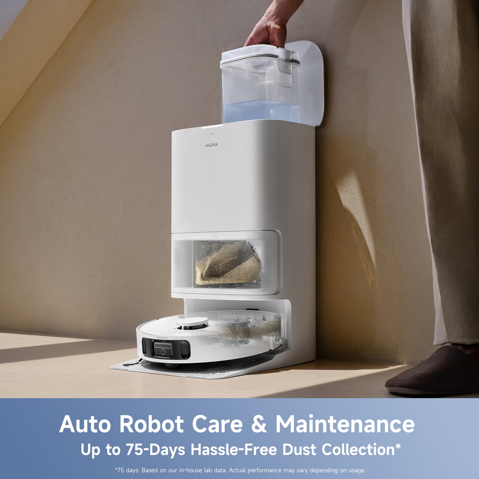 MOVA E40 Ultra Auto-empty Robot Vacuum And Mop With 19,000pa Suction Power