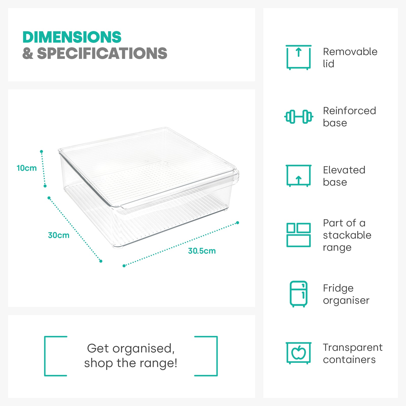 Fridge Storage Container - Xl