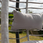 Wilton Hanging Swing Single Egg Pod Chair | One Size | Light Grey
