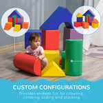 11 Piece Soft Play Equipment For Toddlers, Soft Play Set | Red