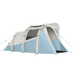 Inflatable Camping Tent W/ Air Pump, 2-3 Person Blow Up Tent | Blue