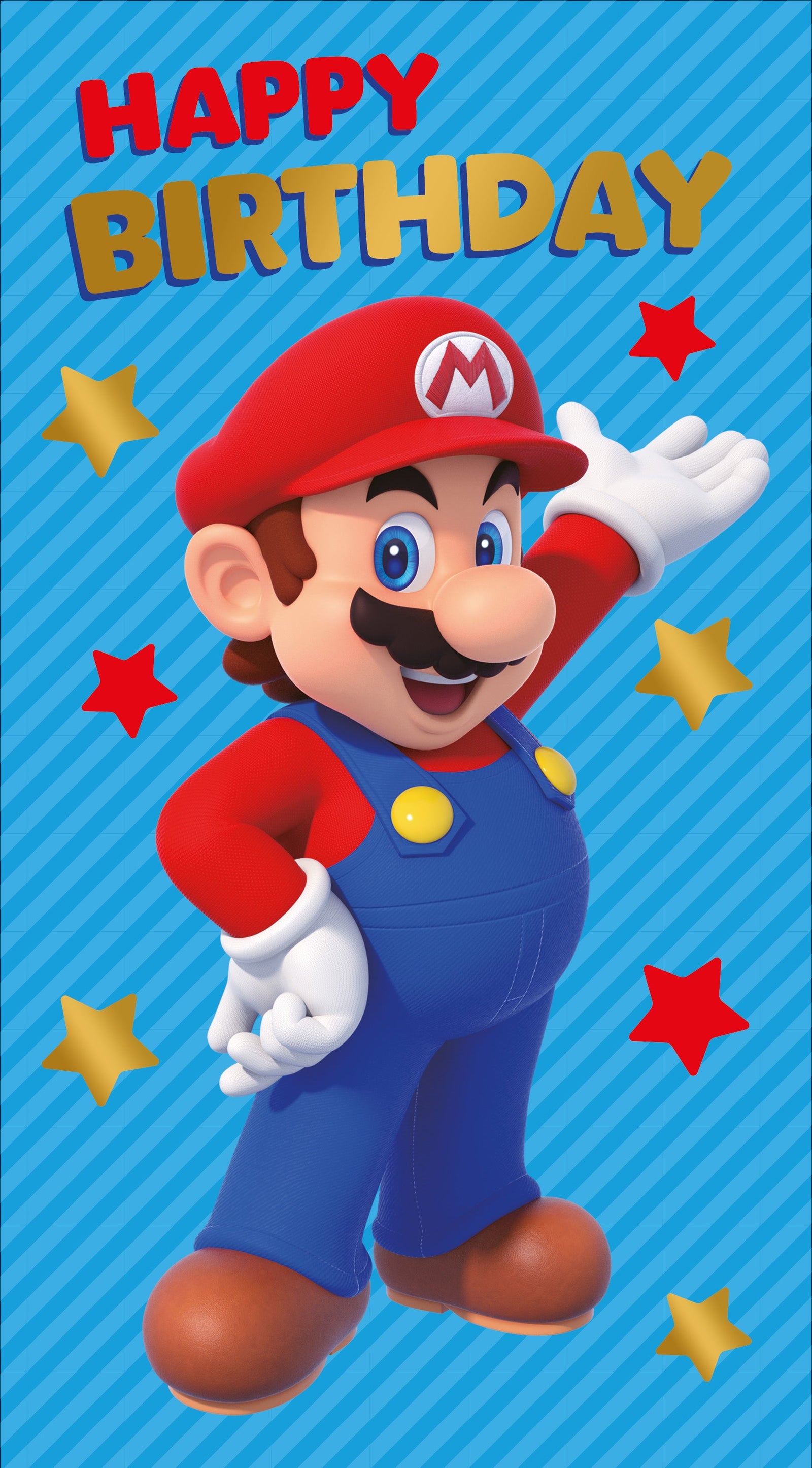 Super Mario Bros Birthday Card Official Product