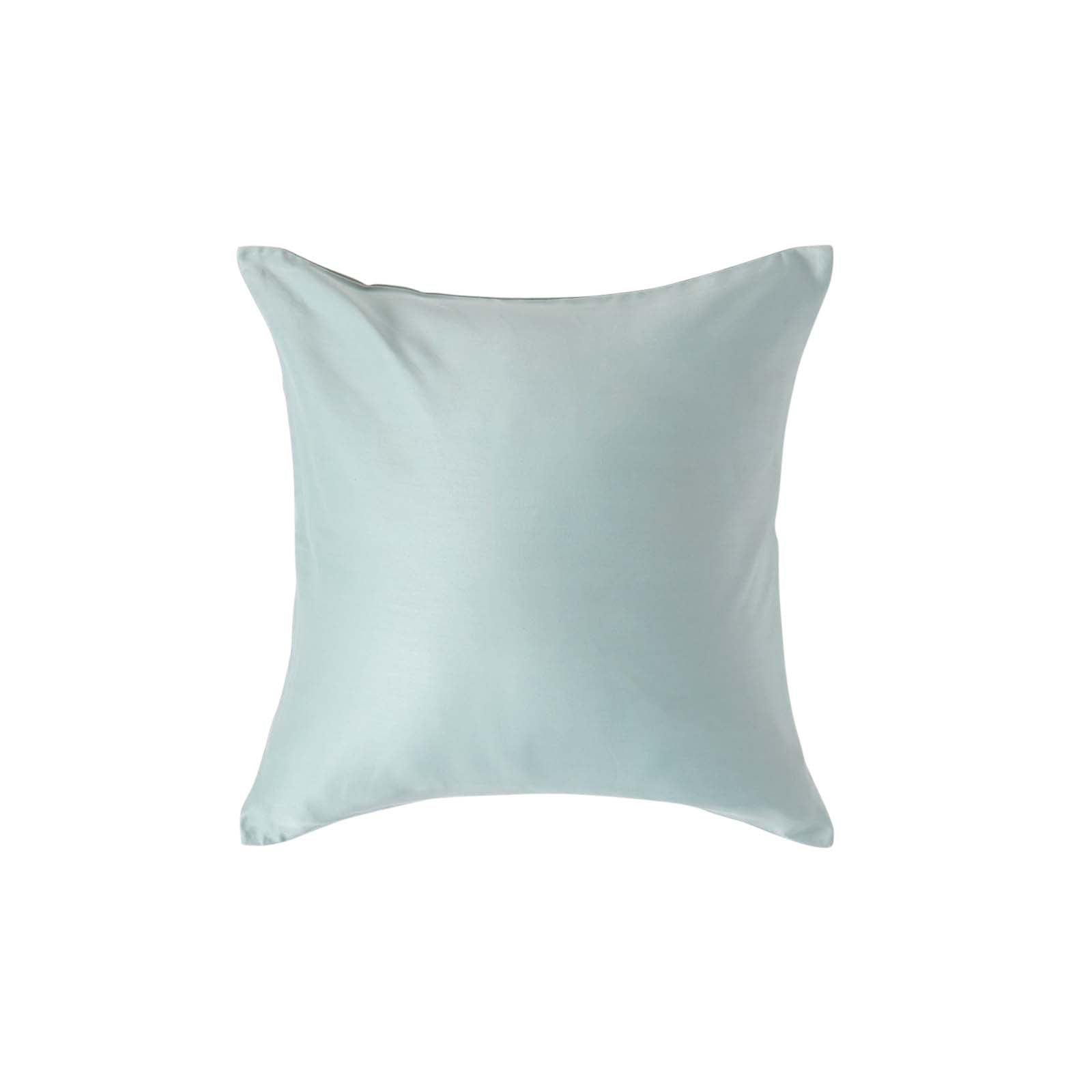 Organic Cotton European Size Pillowcase 400 Tc | 40cm x 40cm | Duck Egg Blue