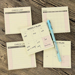 Weekly Planner List Pad For Tasks, Goals, Notes, Meals & Reminders