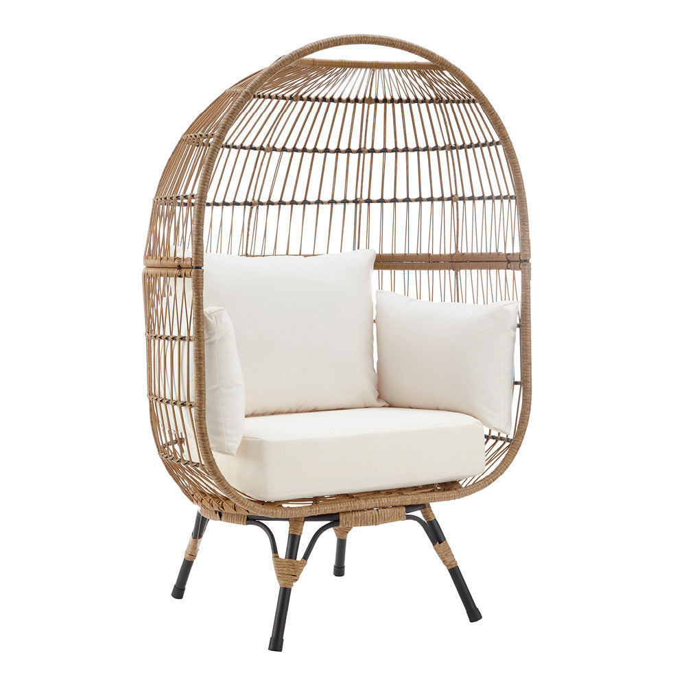Havana Rattan Cocoon Chair - Natural