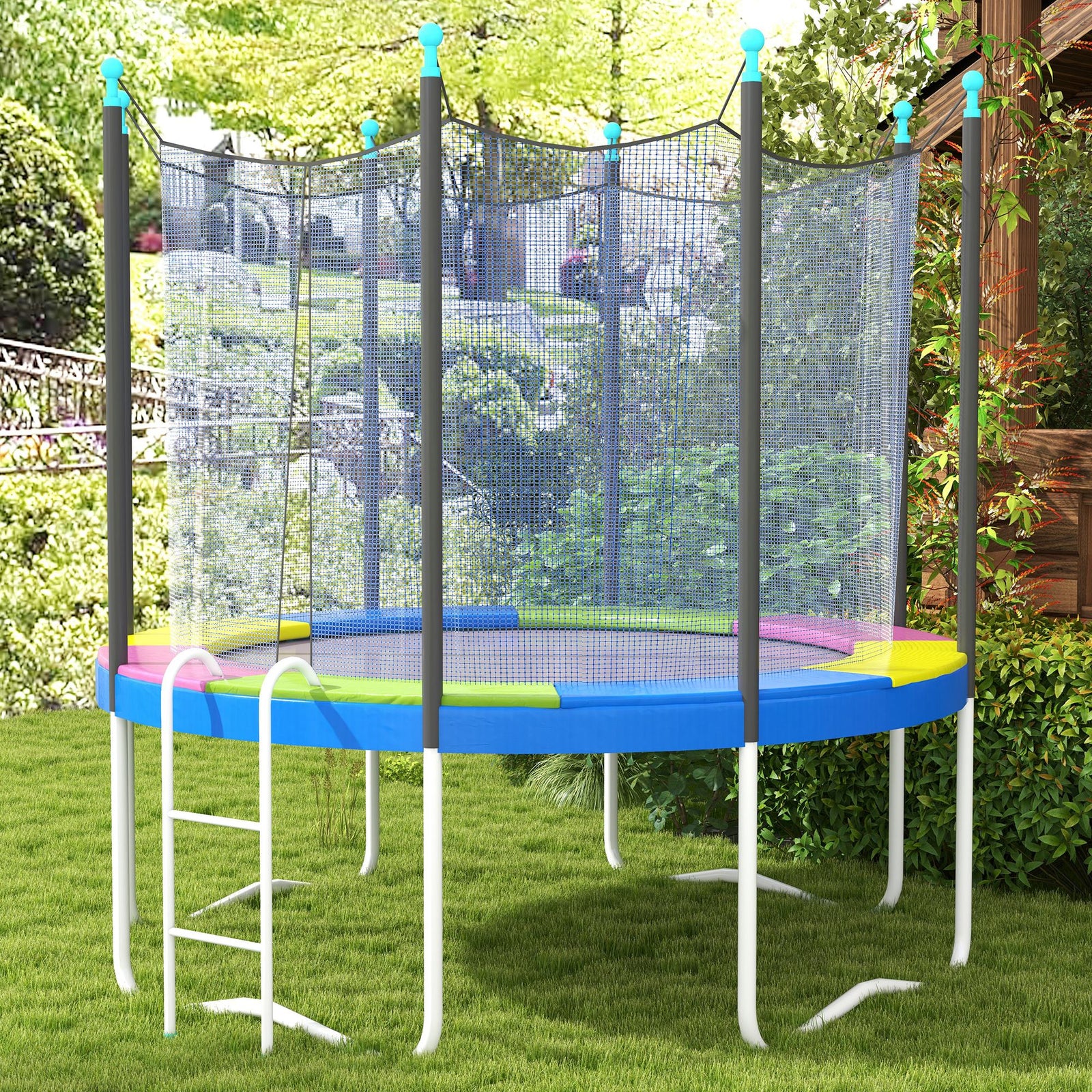 Trampoline Pad Spring Cover, Waterproof | Medium | Multi Colour