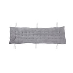 Thick Sherpa Fleece Lounger Cushion Soft Plush Recliner Chair Pad | Small | Grey