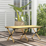 Folding Camping Table Aluminium Picnic Table W/ Roll-up Top