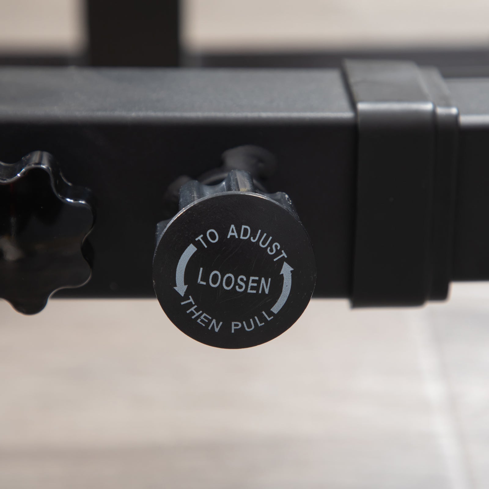 Adjustable Barbell Squat Rack For Weight Lifting | Black