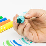 Dual Tip Stamp Markers - 8 Pcs Double Sided Marker Pens With Stamps