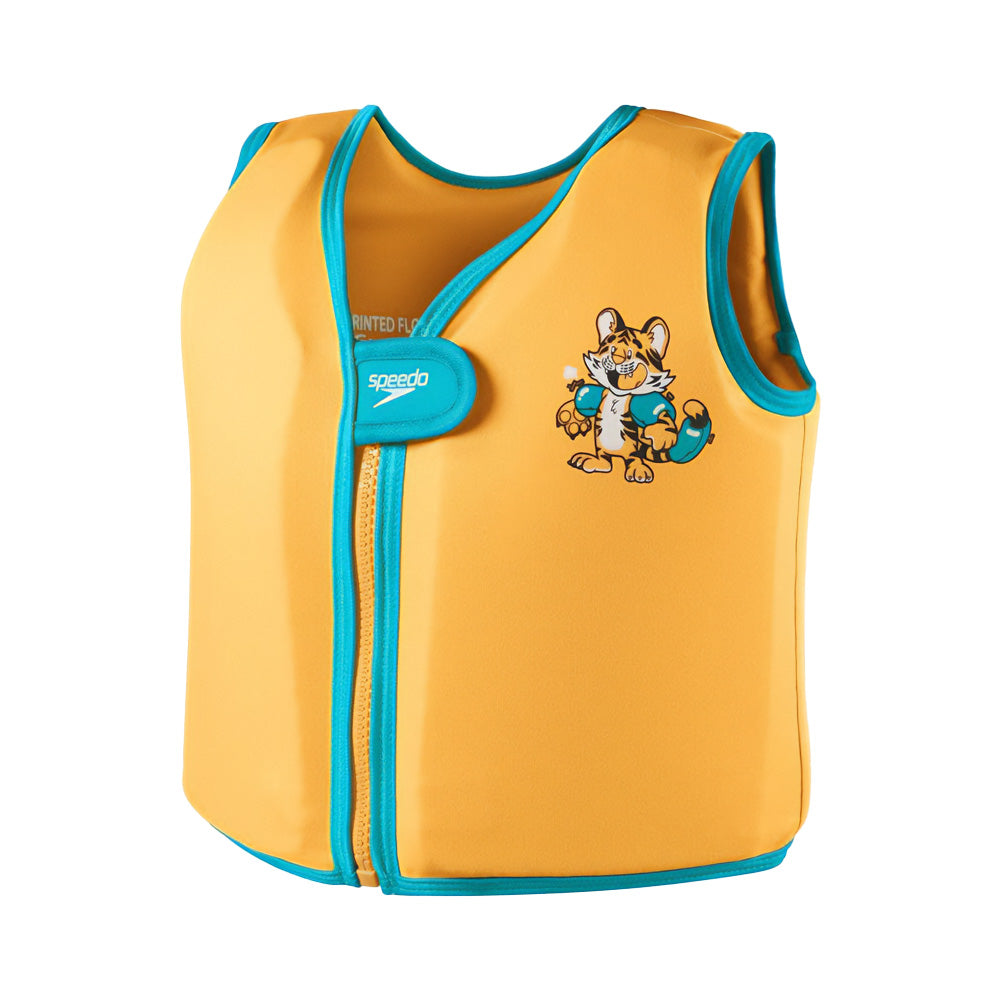 Childrens/kids Sea Squad Tiger Swim Vest | 2-4 Years | Orange
