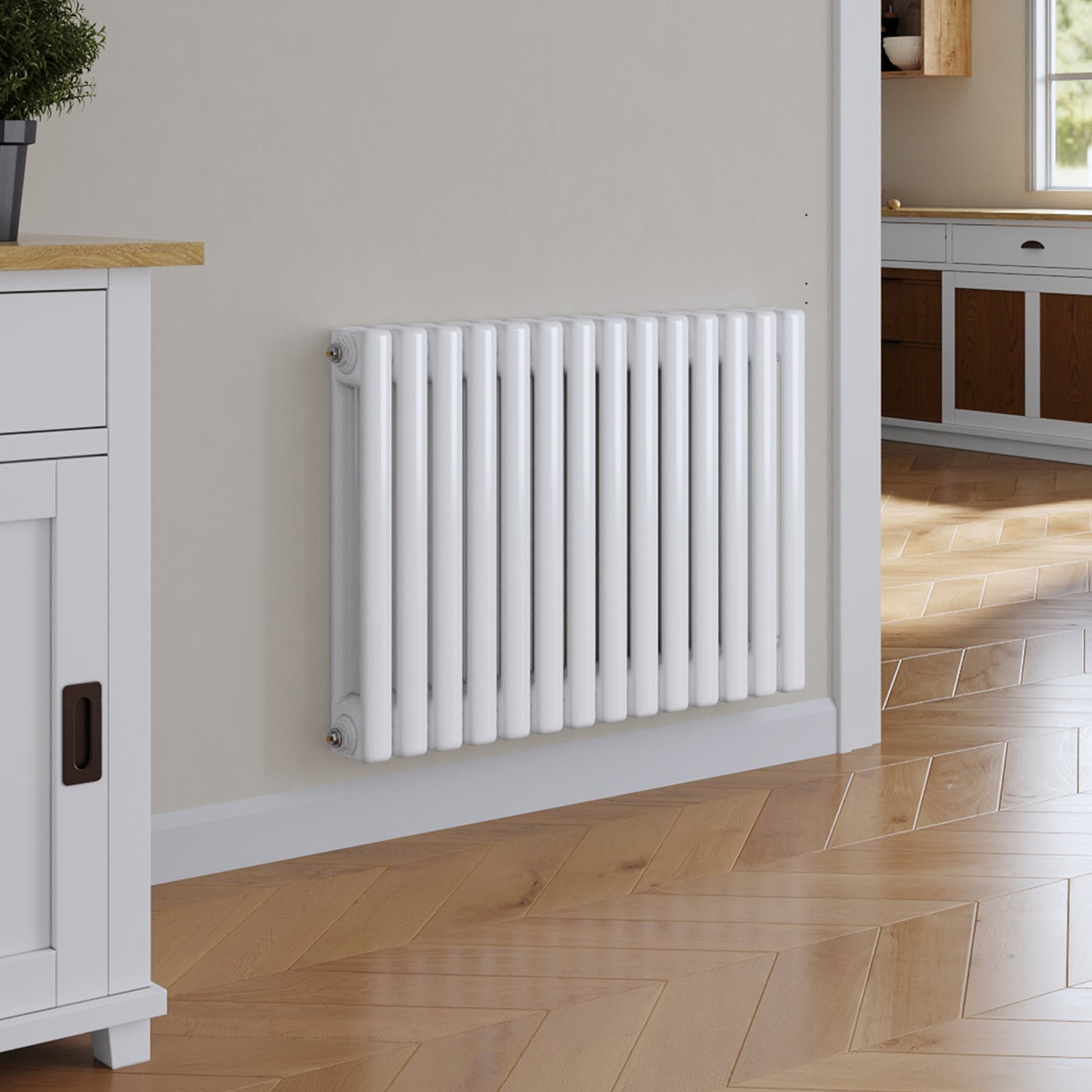 4633 Btu Horizontal Double Column Radiator