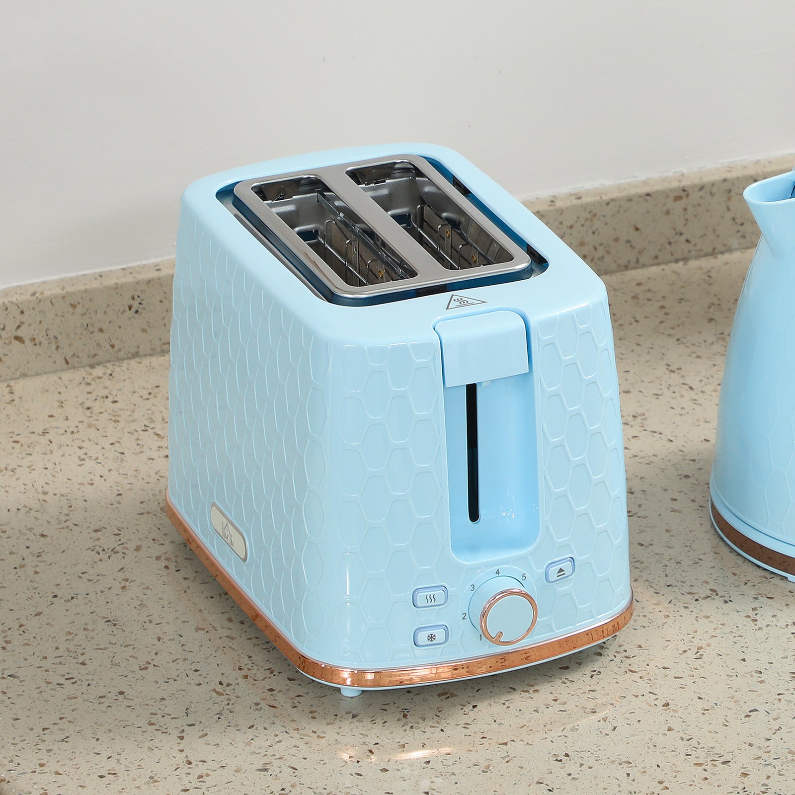 Kettle & 2 Slice Toaster | Light Blue