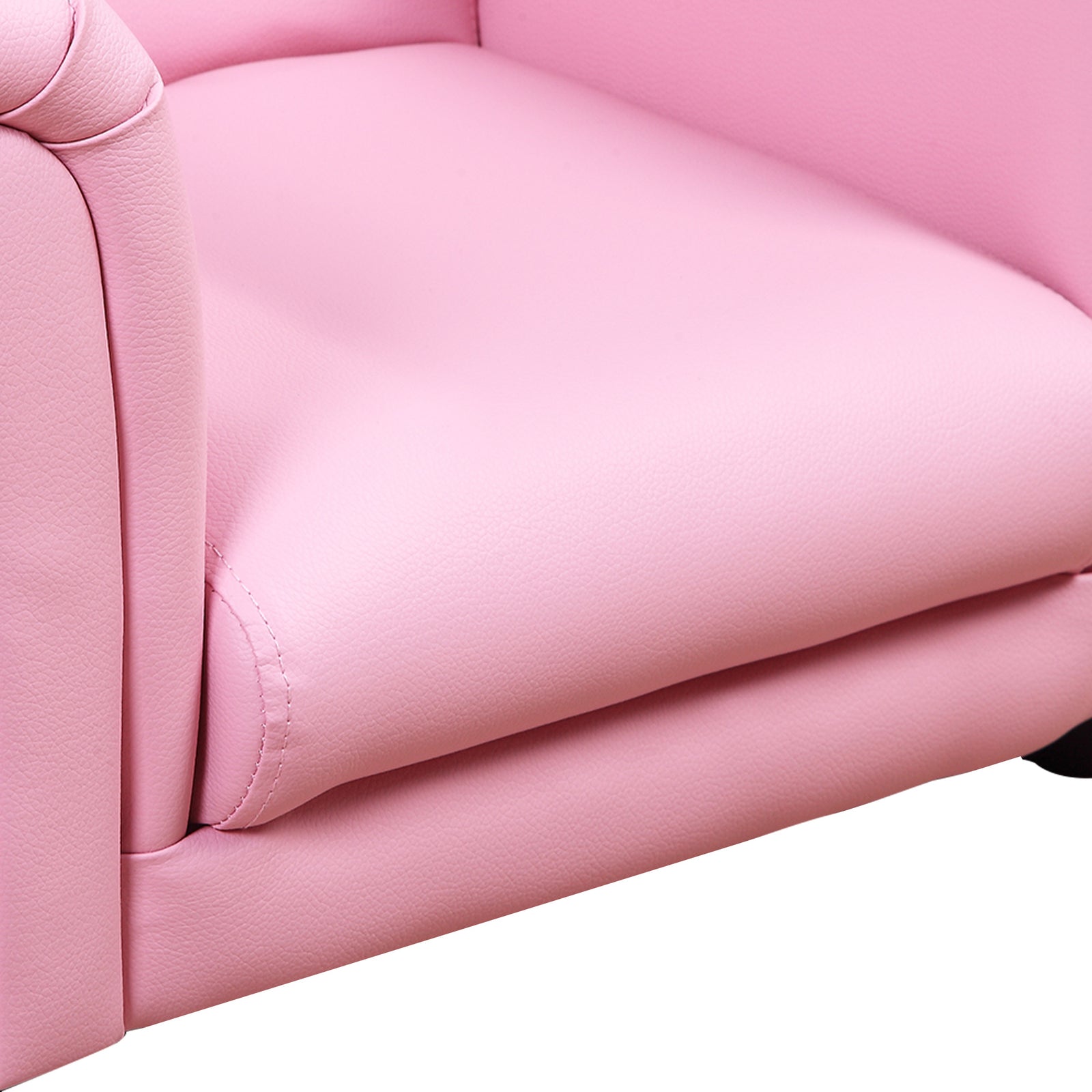 Kids Sofa Chair Set Armchair Seating Seat Bedroom Playroom Stool | Pink