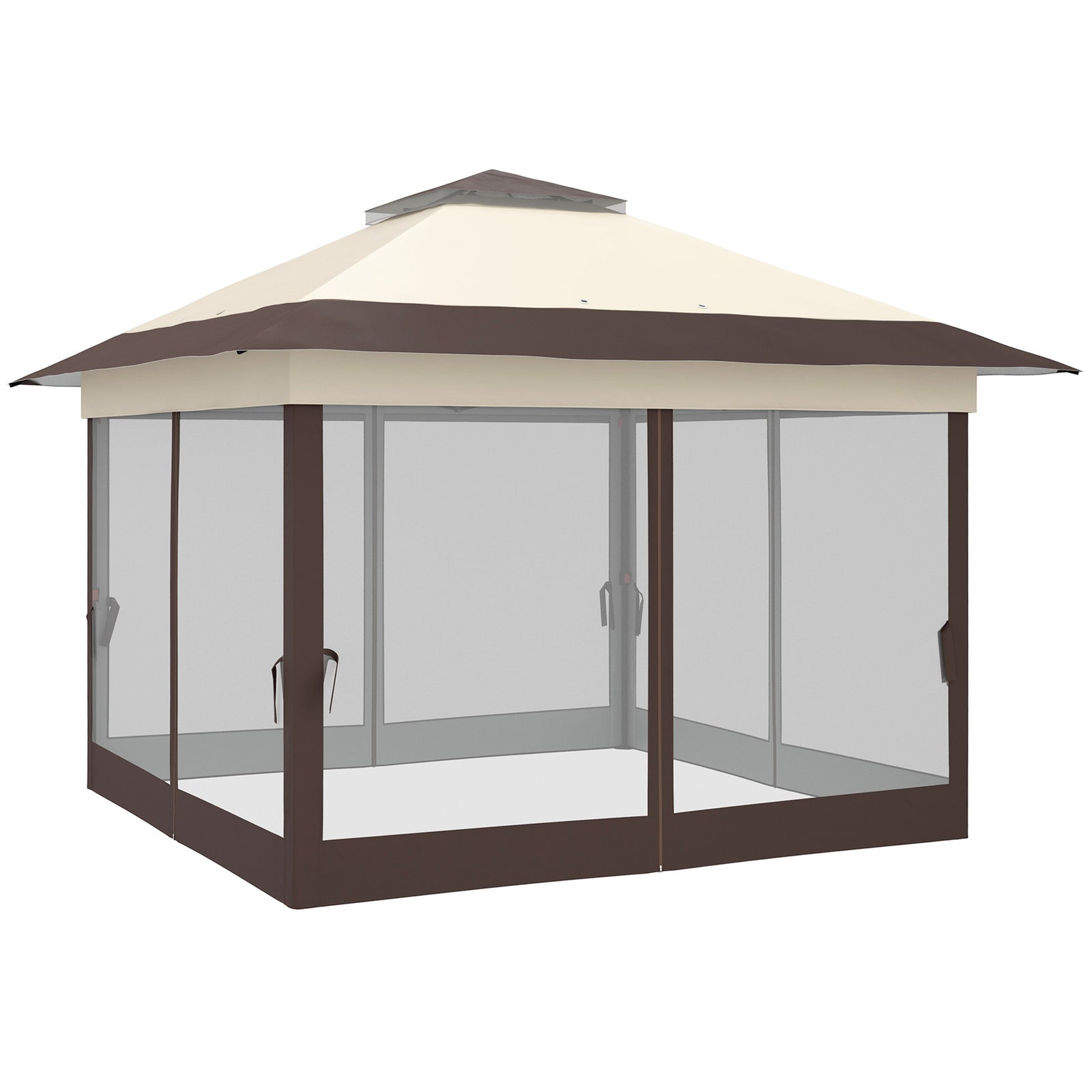 3.6 X 3.6m Pop-up Tent Gazebo Shelter Instant Canopy Steel