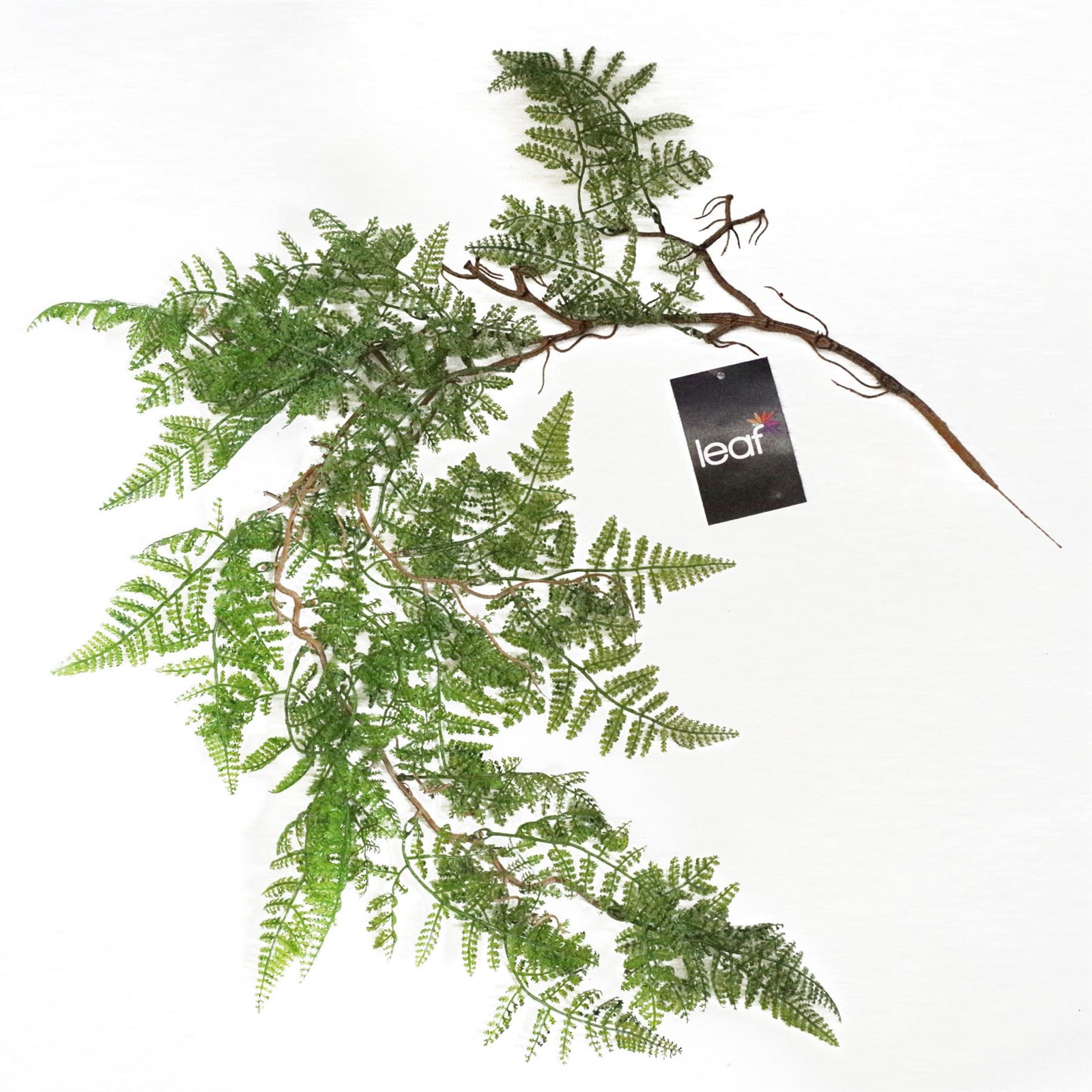 Artificial 100cm Hanging Maidenhair Fern Plant Dark Green