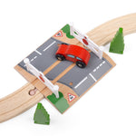 Railway Level Crossing for Wooden Train Sets