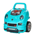 Kids Truck Engine Toy Set W/ Horn, Light, Car Key, For Ages 3-5 Years | Green