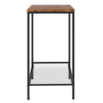 Levede Industrial Side Table Wood 2-tier Storage Shelf End Table For Living Room