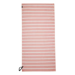 Striped Microfibre Beach Towel | One Size | Pink