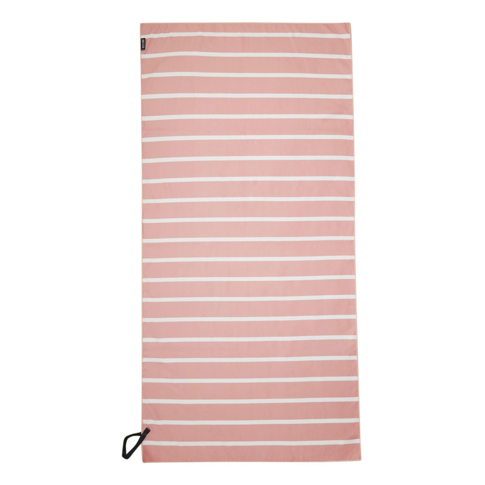 Striped Microfibre Beach Towel | One Size | Pink