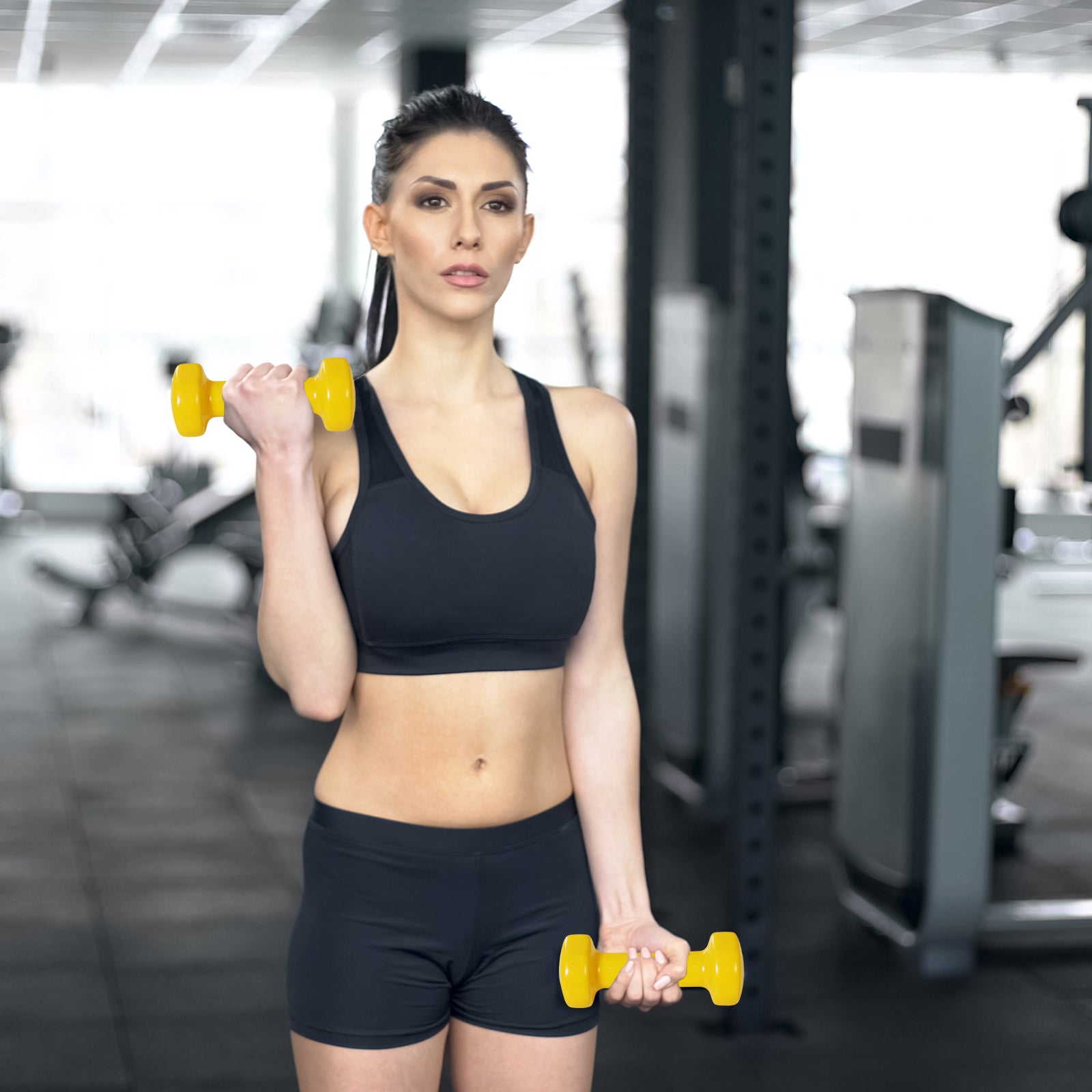 10kg Dumbbell Weights Set With Case For Home Gym | Multi Colour