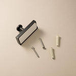 Towel Hook Robe Hook Screw-in Or Self-adhesive Matt Black Next Collection