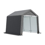 Garden Storage Shed Tent, Portable Shed Shelter With Galvanised Steel Frame | Large | Dark Grey